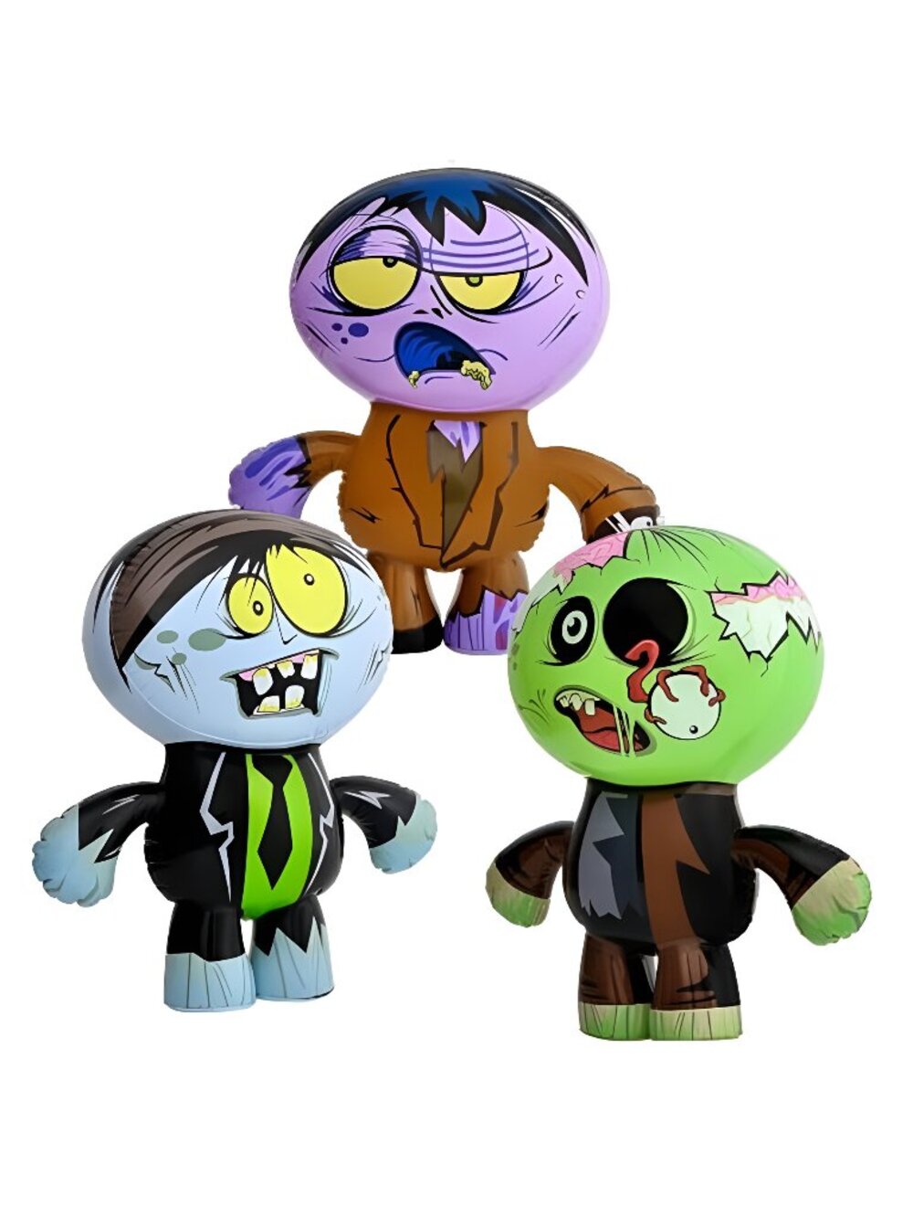 Zombie Bunch Inflates (3 Pack) (24 Inch) Vinyl Halloween Prop Pool Toy